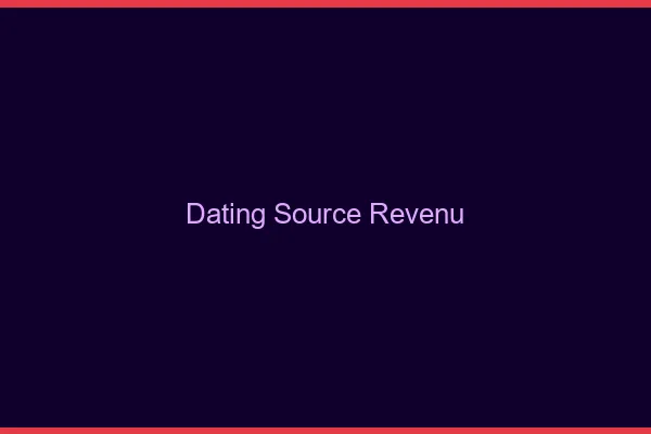 Le dating comme source de revenu