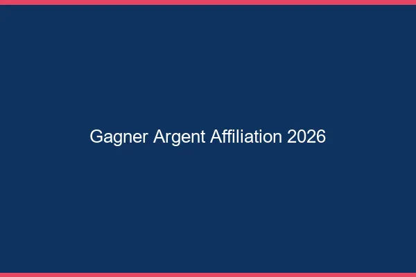 Gagner de l'argent en affiliation en 2026
