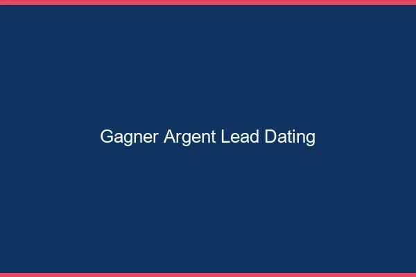 Gagner de l'argent par lead dating