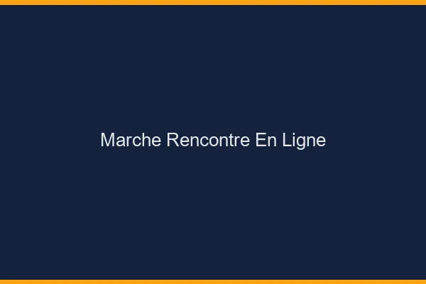 Le marché de la rencontre en ligne