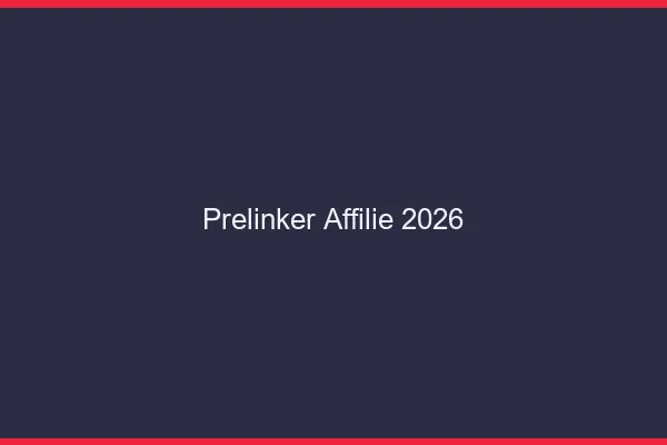 Devenir affilié Prelinker en 2026