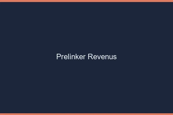 Prelinker revenus