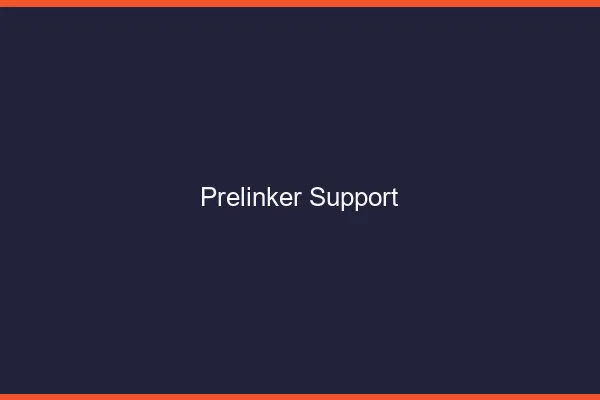 Prelinker support