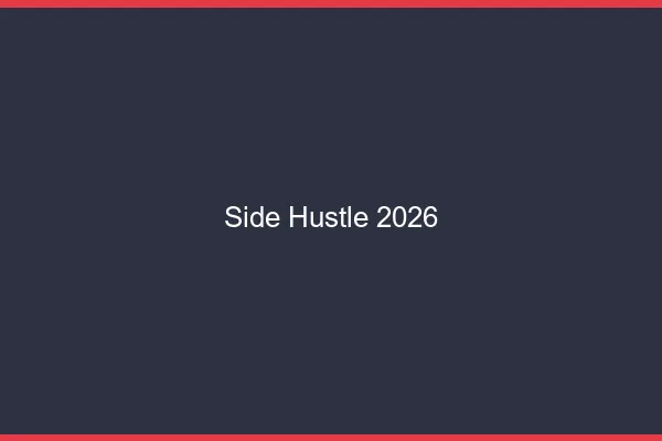 Side hustle 2026 : affiliation dating